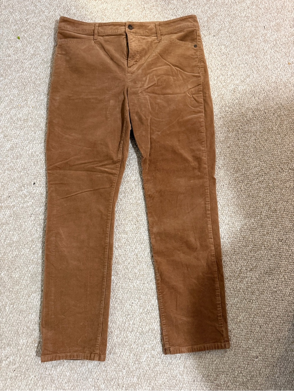Talbots  Corduroy Pants in Warm Chestnut